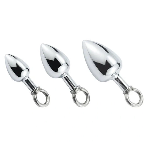 Hook Stainless Set Cock DiscreetChoice 4663 Anal with Ring Steel 1004